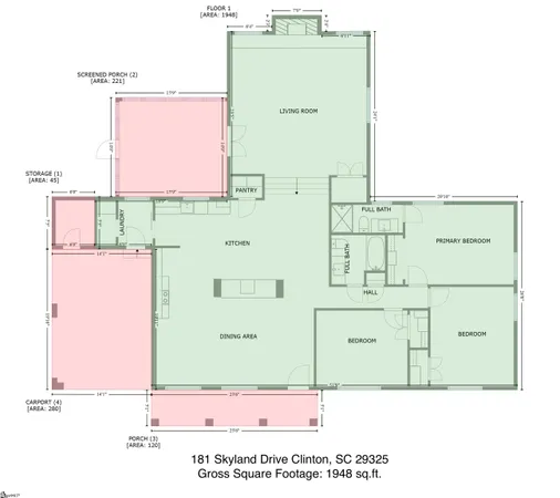 $323,000 | 181 State Rd S-30-483, Clinton, SC 29325