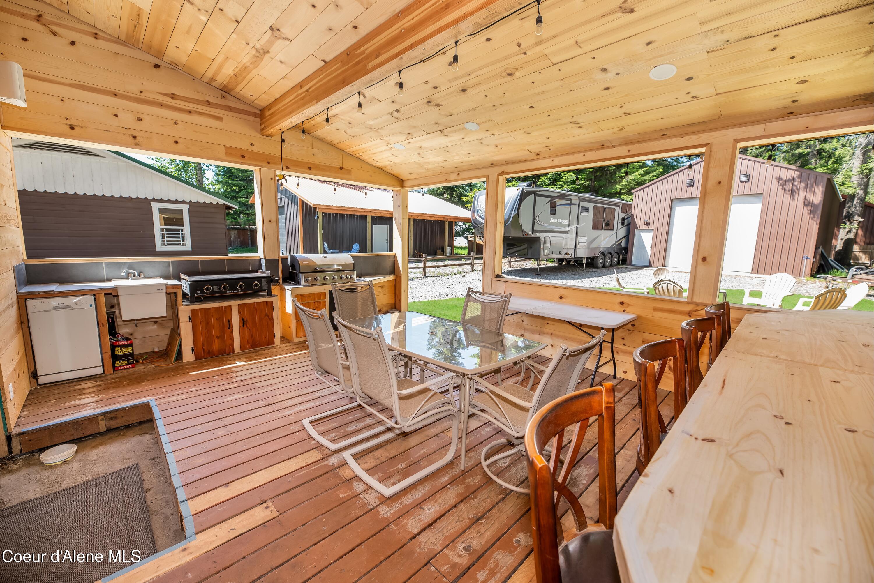212 South Granite Bay Road Nordman, ID 83848 - Photo 8 of 41 Outdoor Kitchen