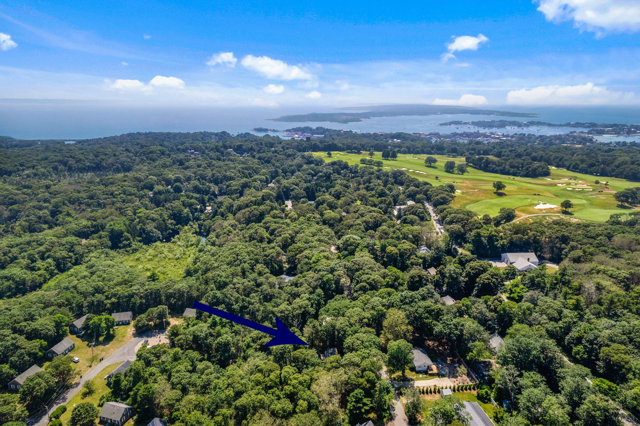 24 Wilson Road Woods Hole, MA 02543 - Photo 38 of 41 Aerial View