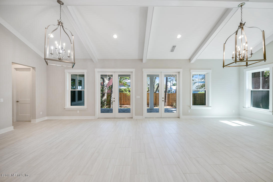 434 Ridgeway Road St. Augustine Beach, FL 32080 - Photo 4 of 23 a view of an empty room with chandelier