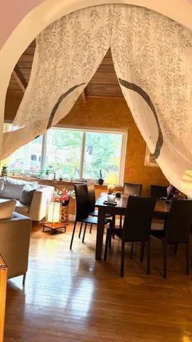 a view of a patio with swimming pool