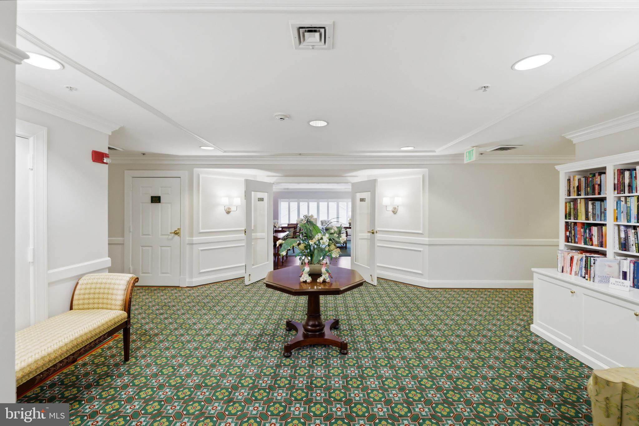 12240 Roundwood Road, Unit 605 Lutherville-Timonium, MD 21093 - Photo 25 of 38 Gathering space outside the community room-3rd Flr