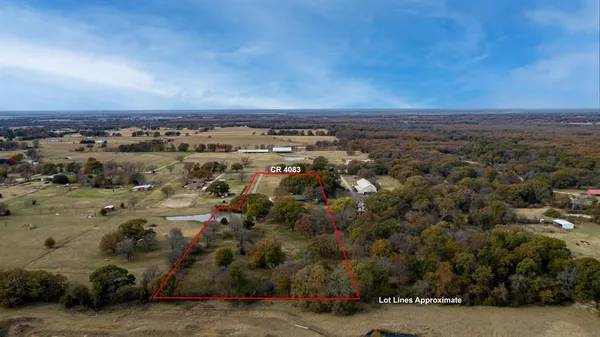 an aerial view of a