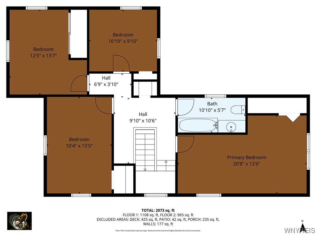 72 North Center Street Perry, NY 14530 - Photo 41 of 46 created by CubiCasa deemed reliable but not guaranteed
