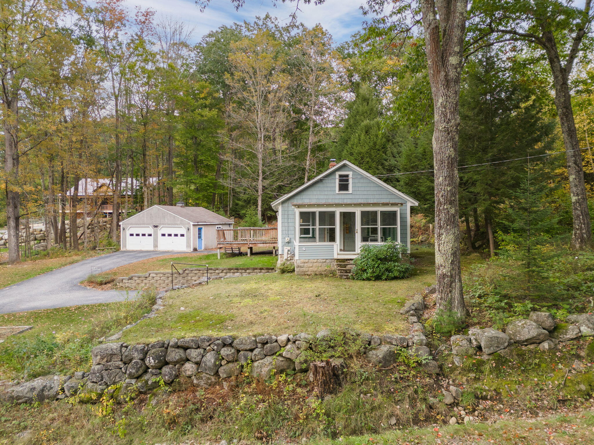 4 Edes Falls Road Harrison, ME 04040 - Photo 10 of 39 Rock Wall in Front