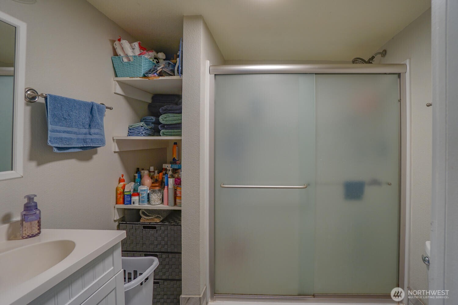 19910 Northeast 356th Street Yacolt, WA 98675 - Photo 25 of 37 a bathroom with a sink and a shower