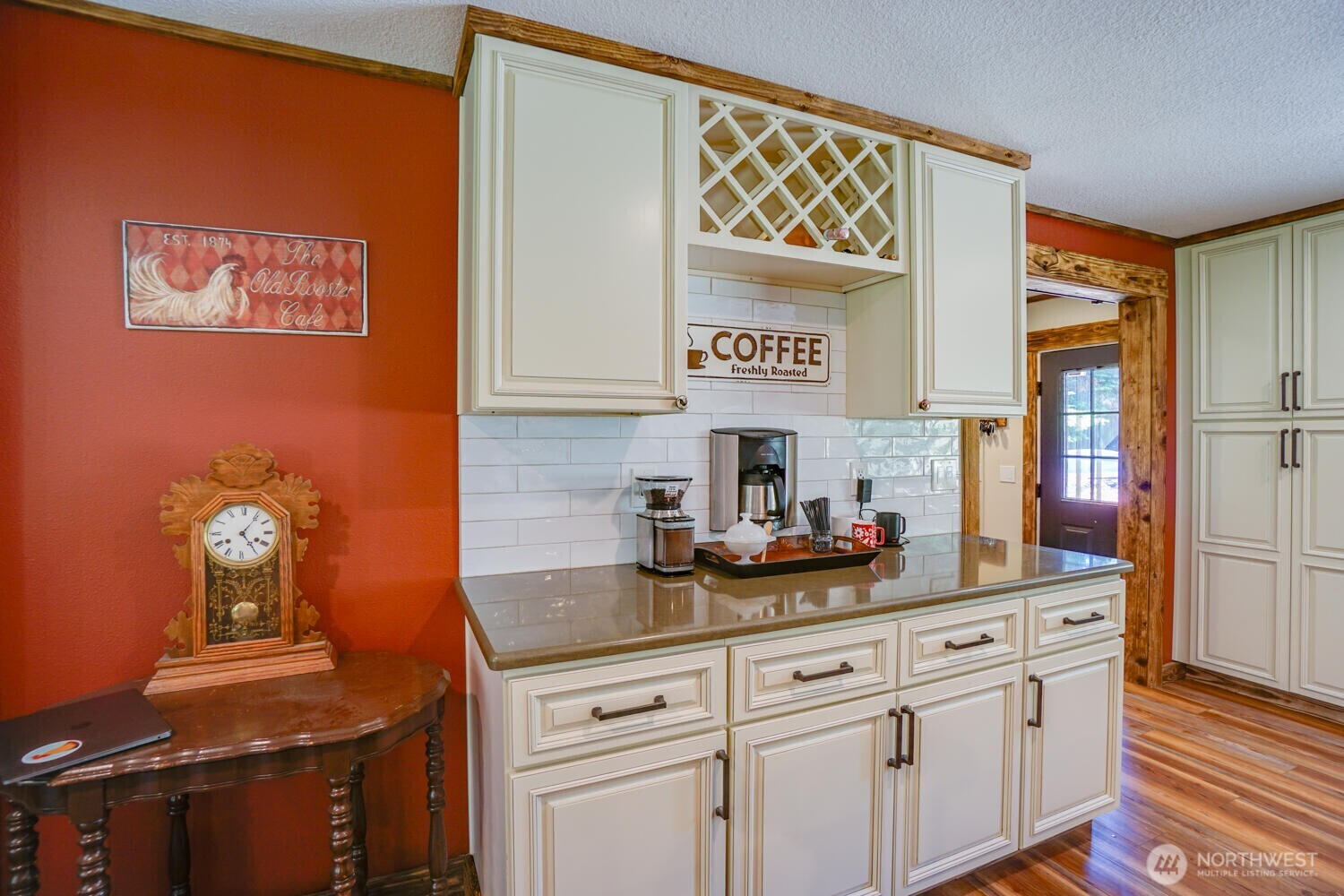 19910 Northeast 356th Street Yacolt, WA 98675 - Photo 6 of 37 a kitchen with stainless steel appliances granite countertop a sink and cabinets
