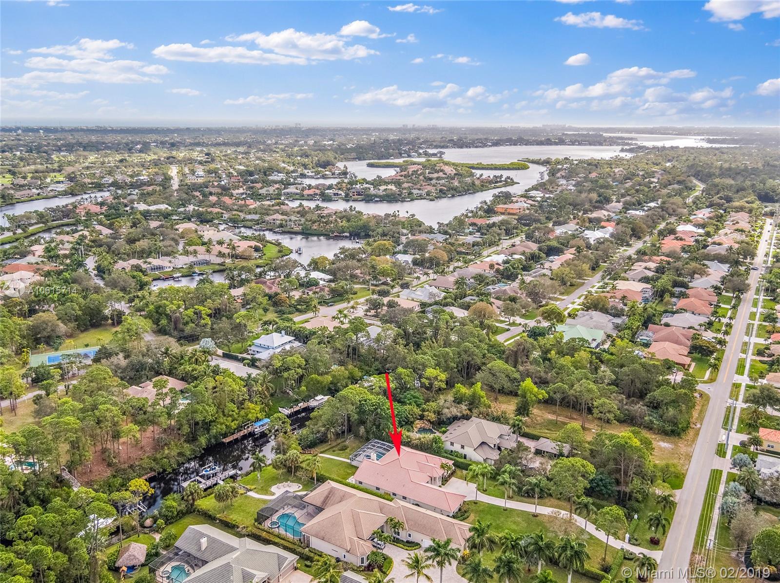 18897 Southeast Loxahatchee River Road Jupiter, FL 33458 - Photo 38 of 48 Aerial views of canal and Loxahatchee River.
