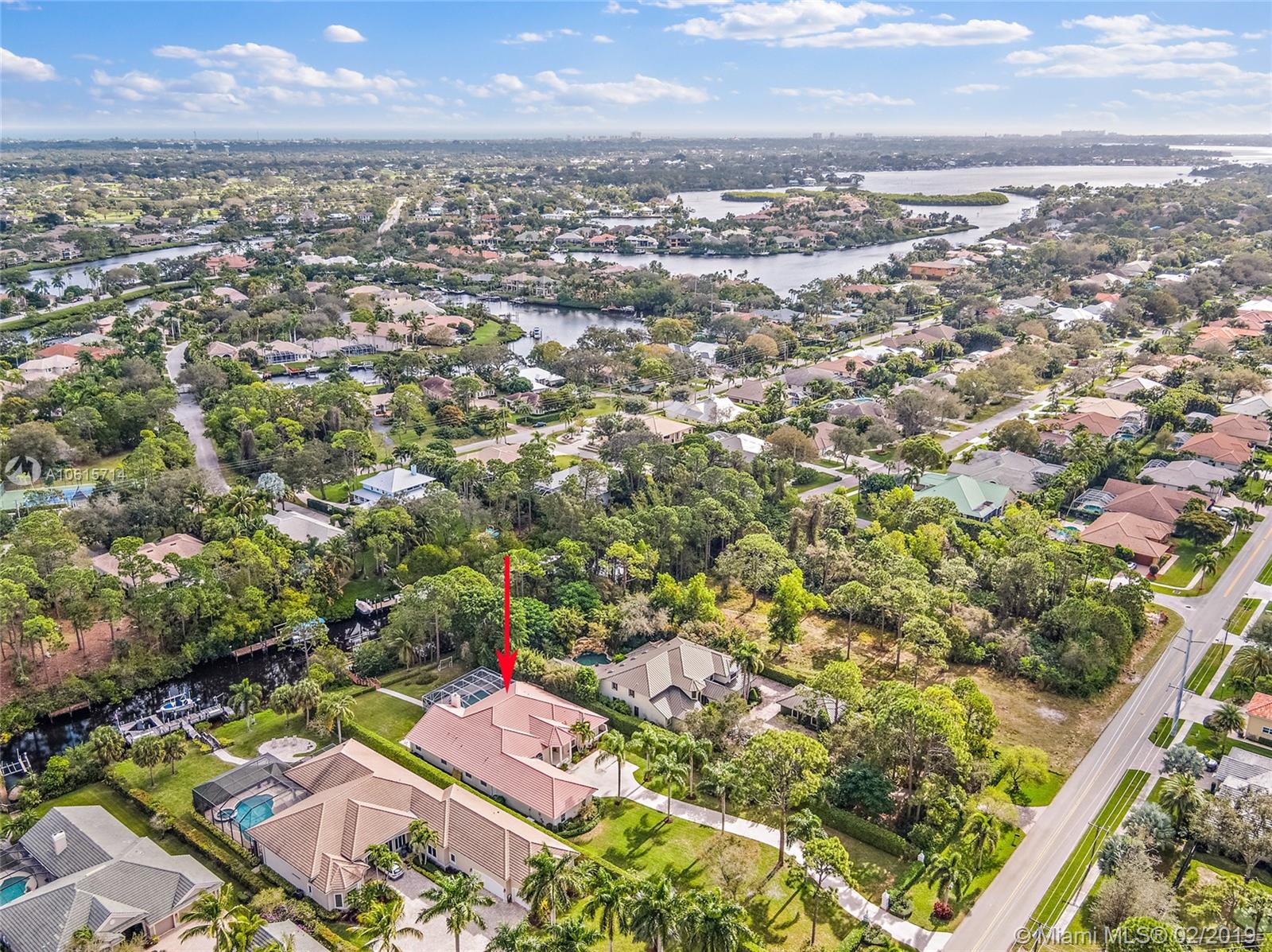 18897 Southeast Loxahatchee River Road Jupiter, FL 33458 - Photo 48 of 48 Aerial views of canal and Loxahatchee River.
