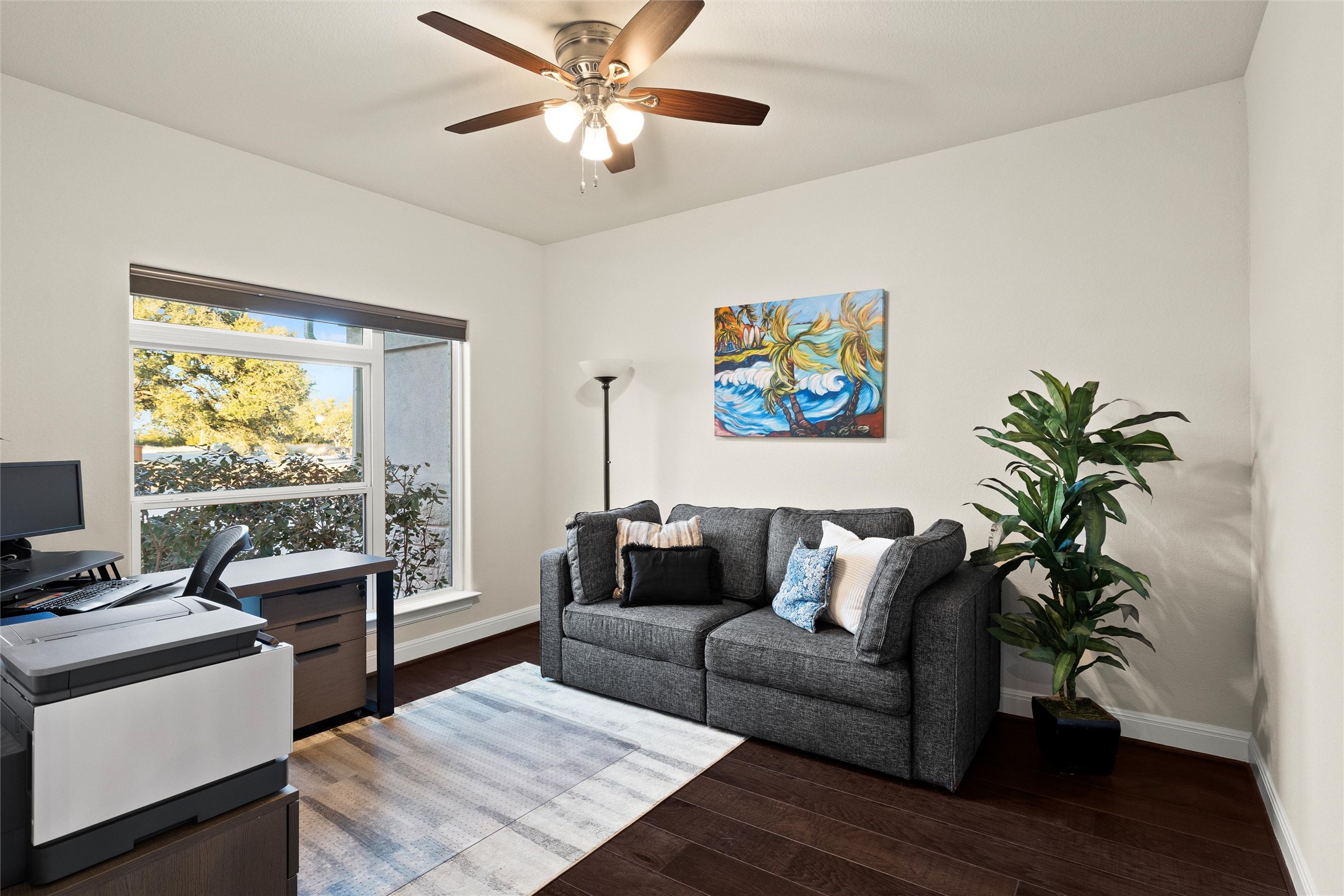 479 Crosswater Lane Dripping Springs, TX 78620 - Photo 6 of 40 a living room with furniture and a flat screen tv