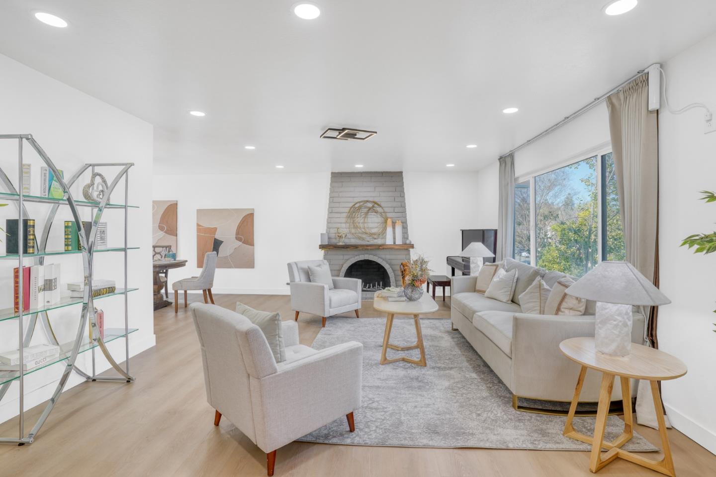 3368 Camarones Place San Ramon, CA 94583 - Photo 2 of 27 a living room with furniture and a fireplace