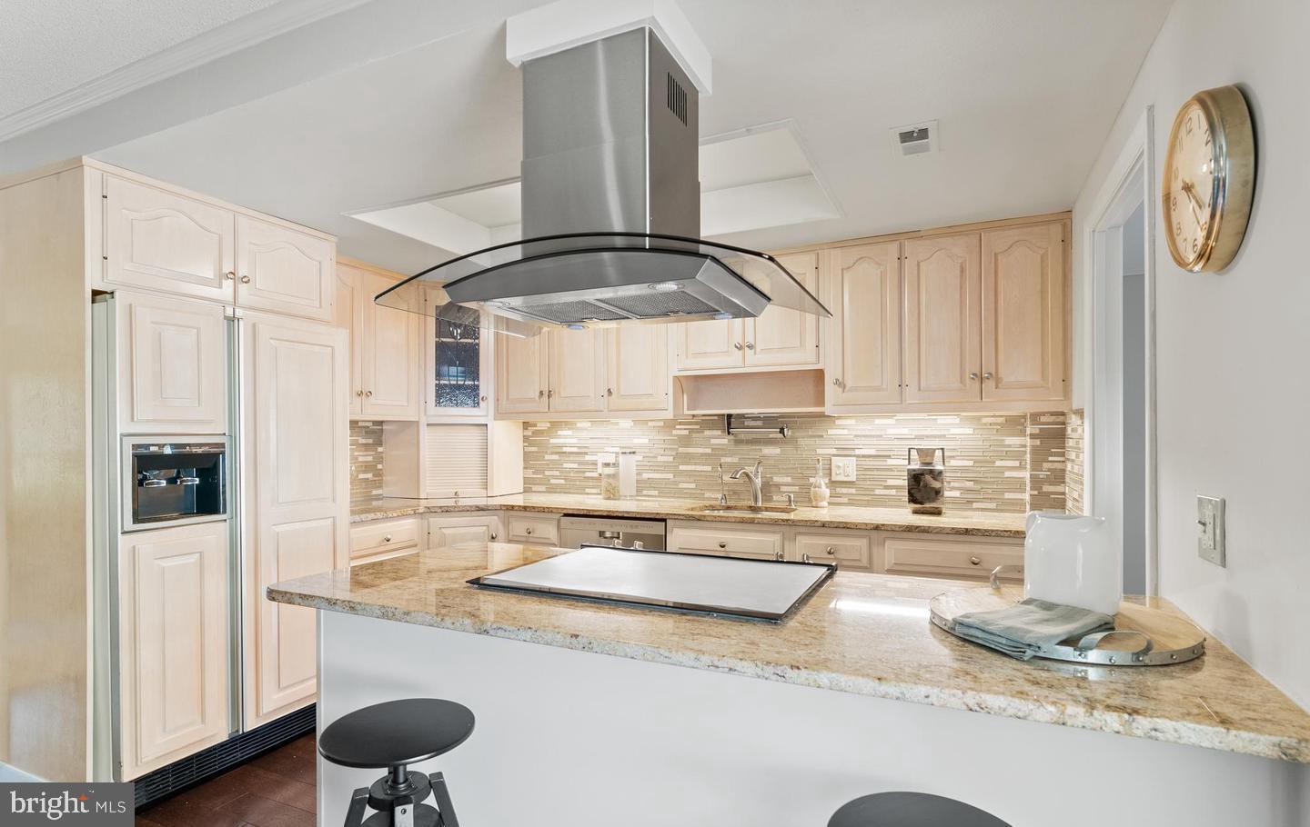 14654 Kelmscot Drive, Unit 236B Silver Spring, MD 20906 - Photo 8 of 27 a kitchen with granite countertop a sink stainless steel appliances and cabinets