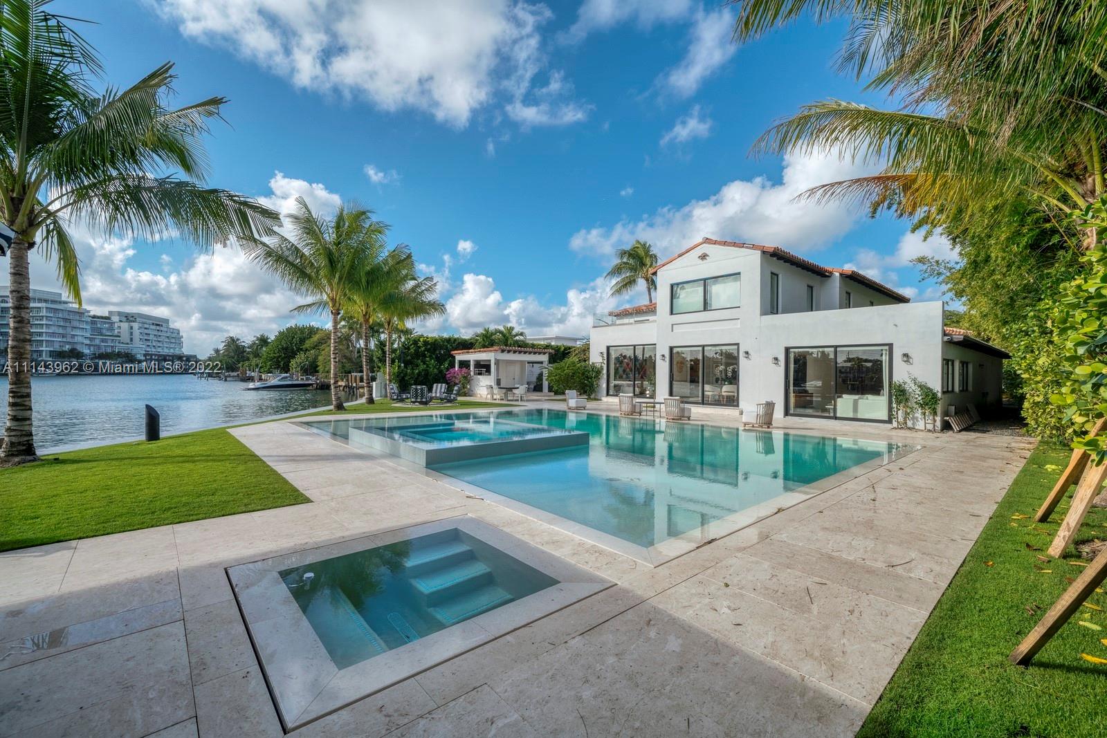 554 Lakeview Drive Miami Beach, FL 33140 - Photo 11 of 20 a front view of house with yard and green space