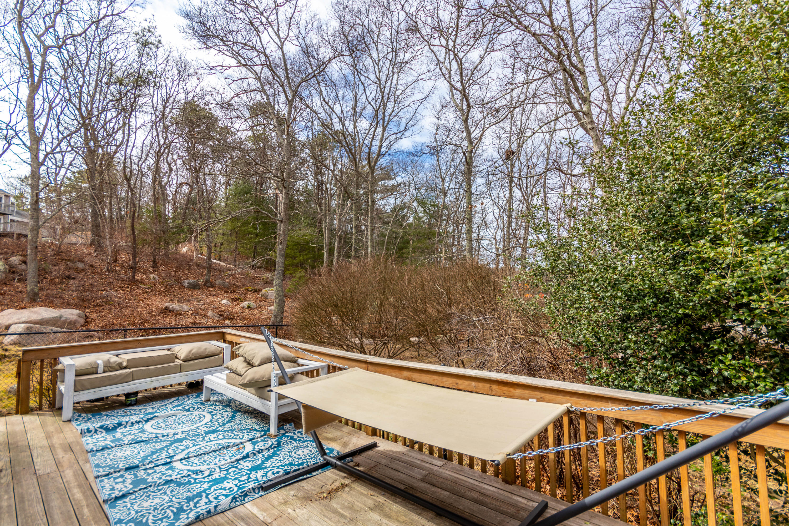 2 Long Boat Road Bourne, MA 02532 - Photo 15 of 30 a view of a two chairs in the balcony