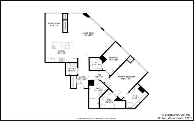 $1,975,000 | 110 Broad Street, Unit 502, Boston, MA 02110