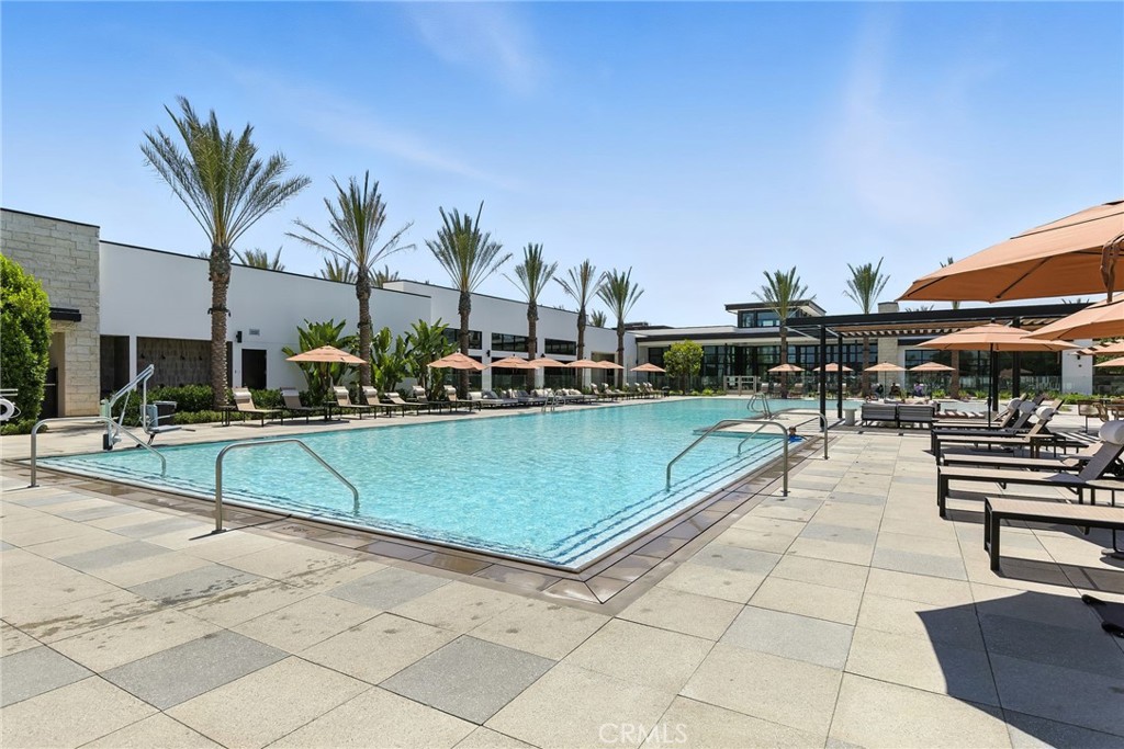 25 Remy Lane Montebello, CA 90640 - Photo 38 of 49 a view of a swimming pool with outdoor seating