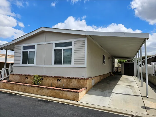 a front view of a house with entryway