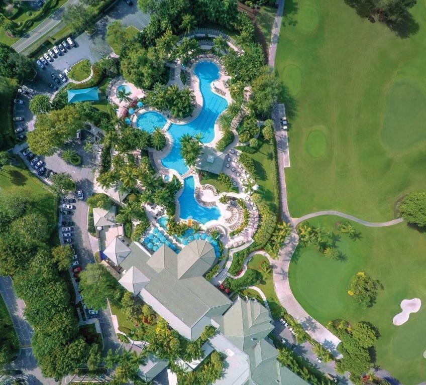1854 Bridgewood Drive, Unit 1854 Boca Raton, FL 33434 - Photo 21 of 34 Pool Arial shot