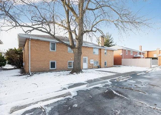 a backyard of a house