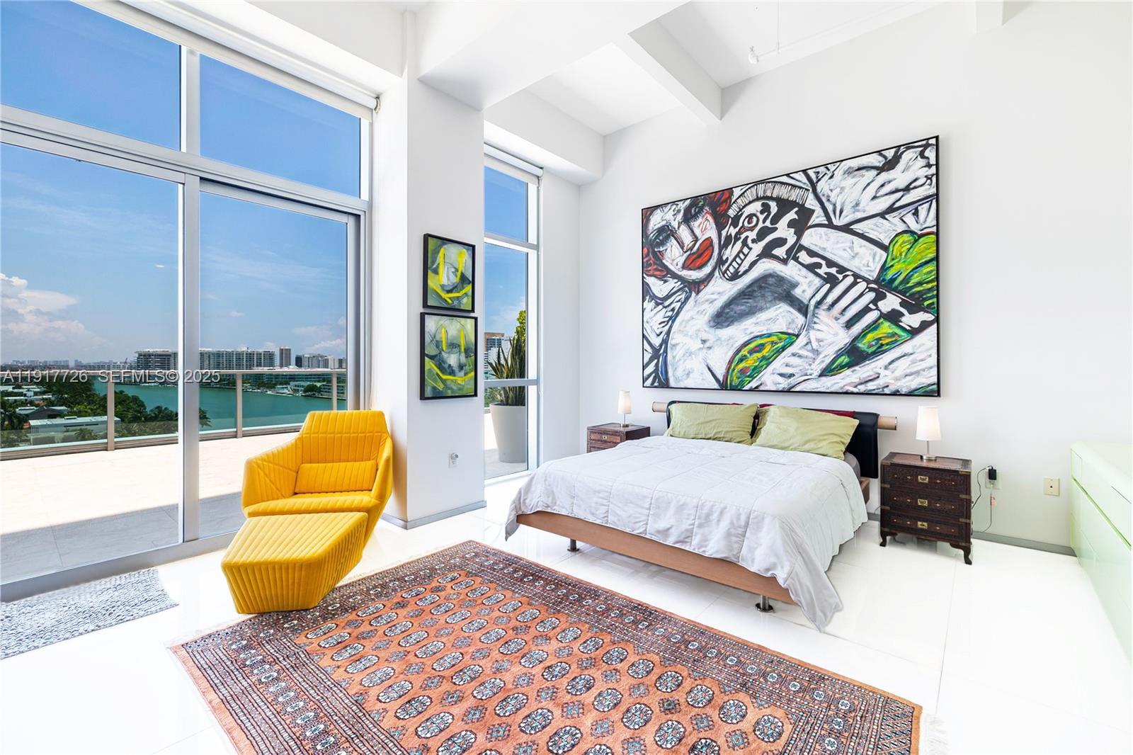 201 Aqua Avenue, Unit 801 Miami Beach, FL 33141 - Photo 31 of 49 a bedroom with a bed and a window