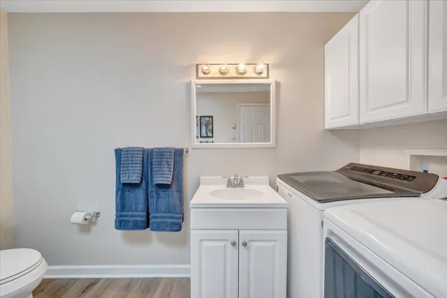 an aerial view of residential house with outdoor space