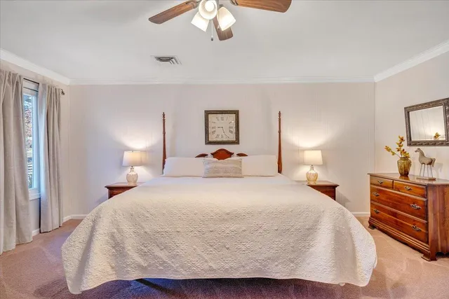 a view of a swimming pool with an outdoor space