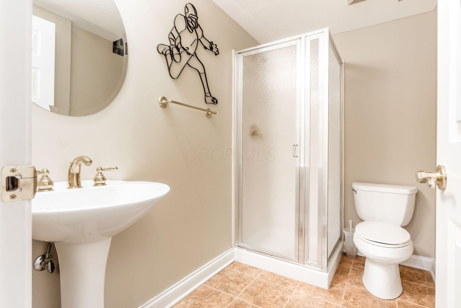 6861 Heverlo Road Sunbury, OH 43074 - Photo 56 of 104 Lower Level Rec Room - Full Bath