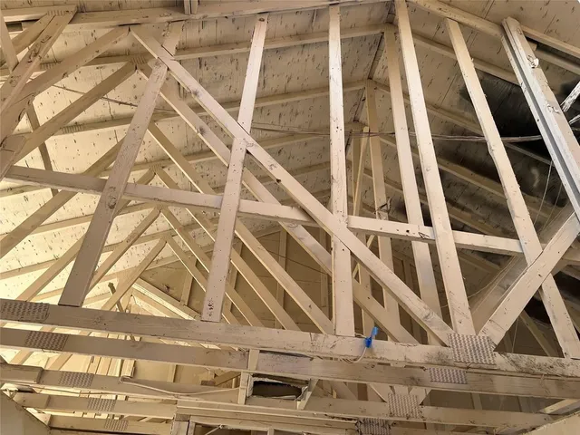 a close up of a building