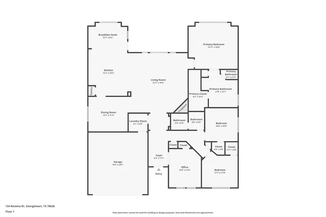 $379,900 | 134 Retama Drive, Georgetown, TX 78626