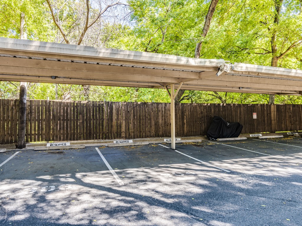500 East Riverside Drive, Unit 206 Austin, TX 78704 - Photo 26 of 32 View of covered parking lot