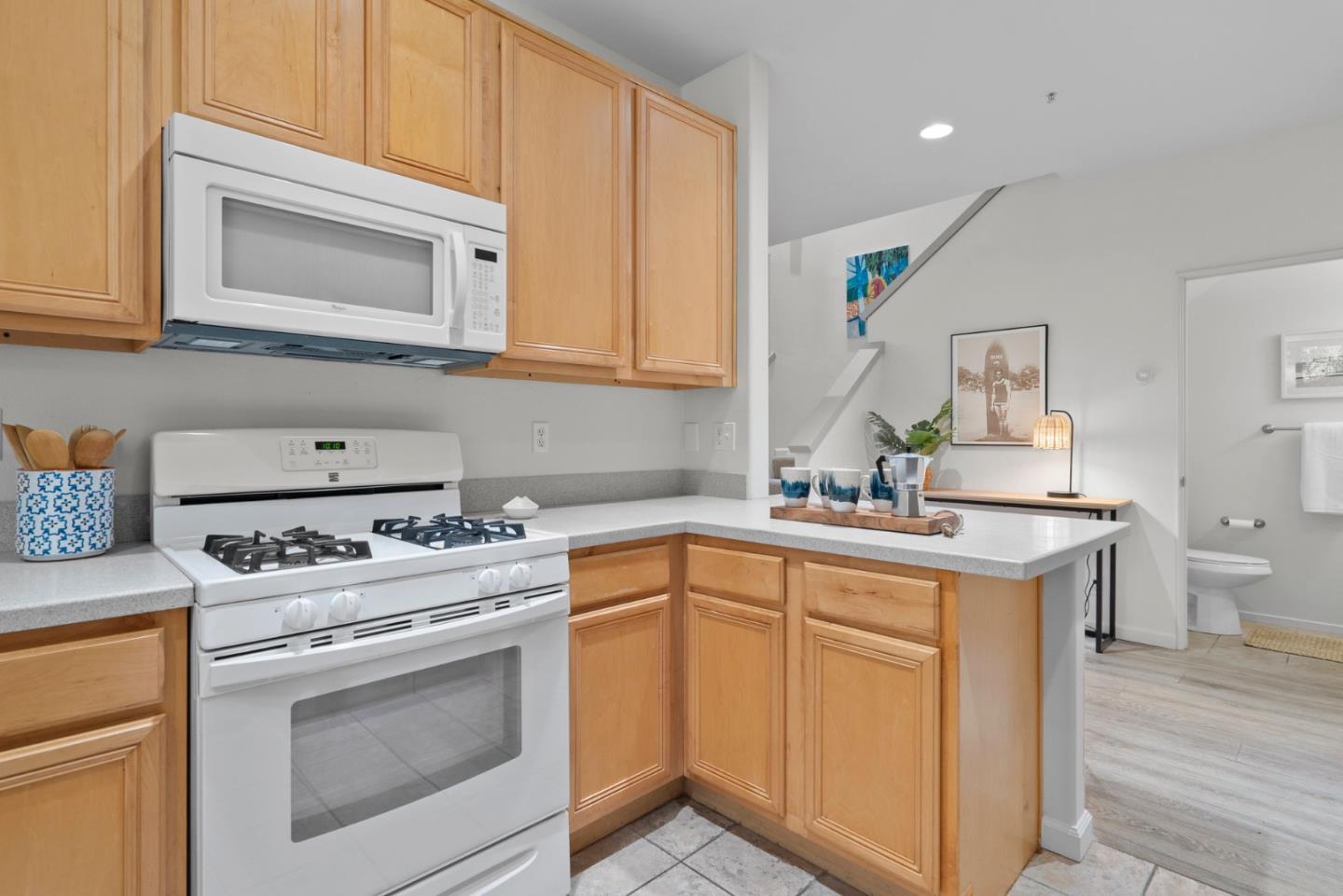 270 Carrera Circle Aptos, CA 95003 - Photo 10 of 42 a kitchen with a sink stove and cabinets
