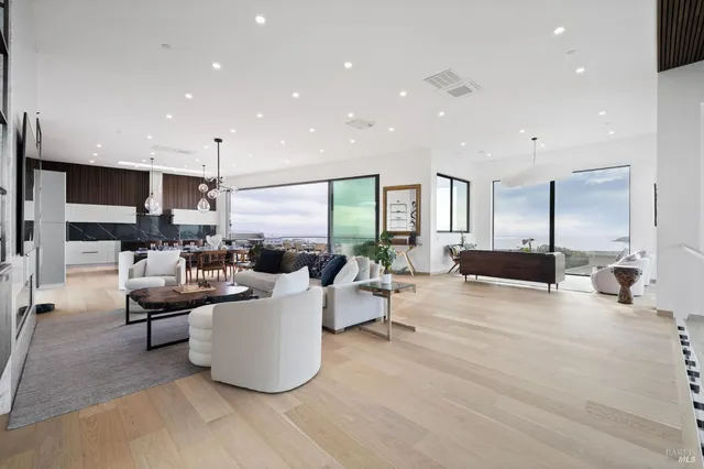 a view of a terrace with furniture and a terrace