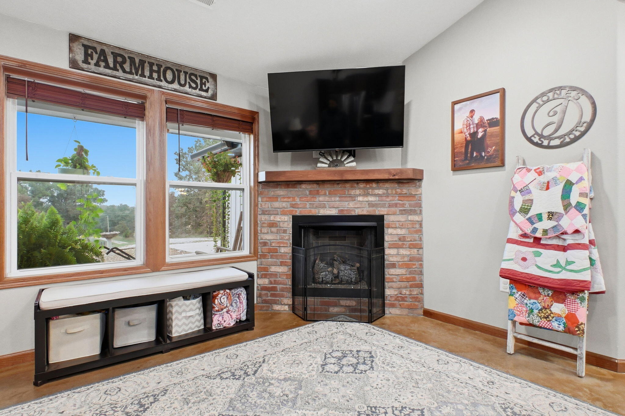 1450 East 340th Road Bolivar, MO 65613 - Photo 12 of 55 Beautiful brick fireplace