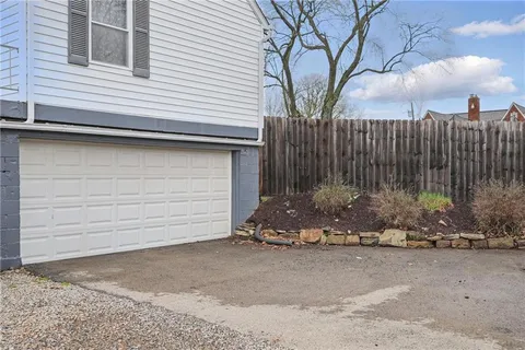 a backyard of a house