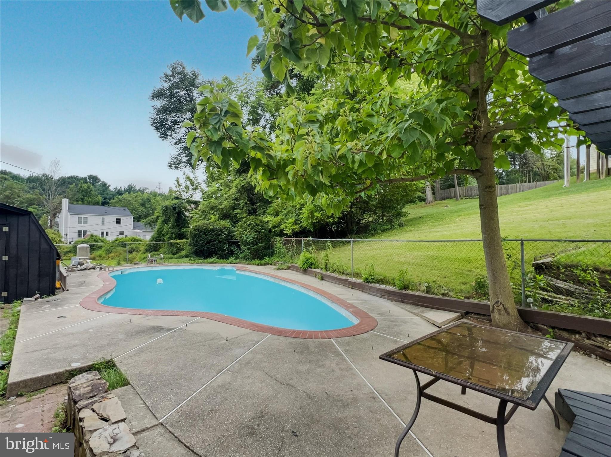 2618 Jonathan Road Ellicott City, MD 21042 - Photo 32 of 32 a view of swimming pool from a garden