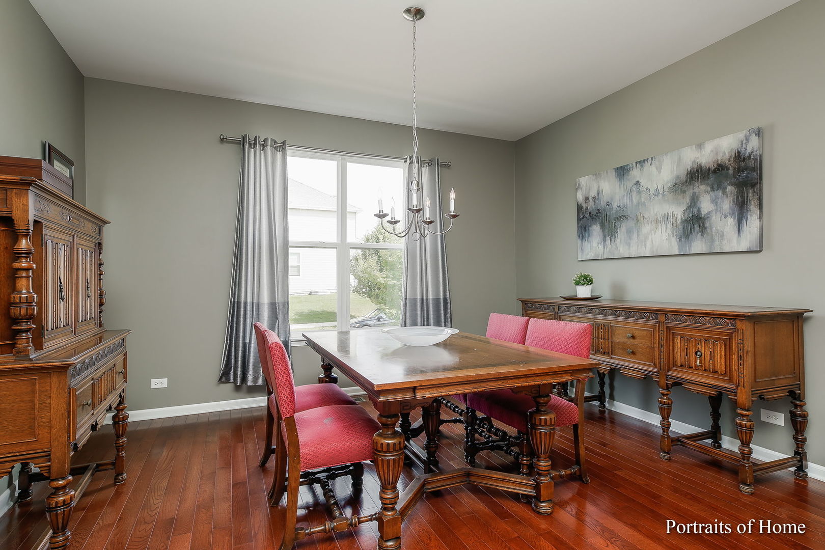 27-w030 Churchill Road Winfield, IL 60190 - Photo 6 of 28 a view of a dining room with furniture window and wooden floor