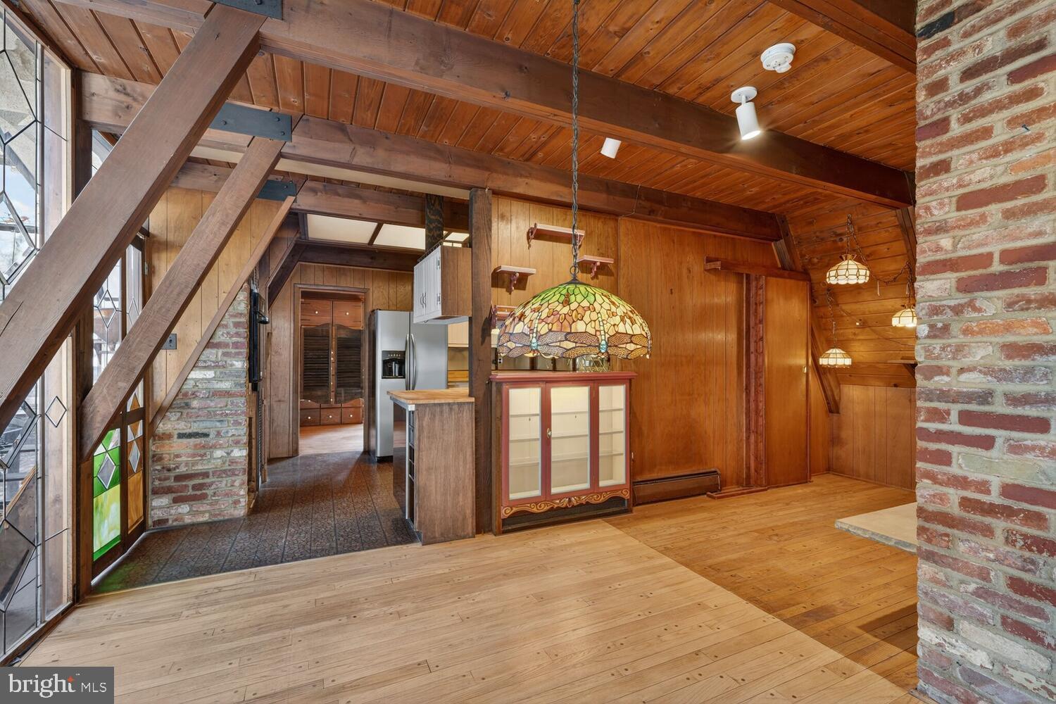 31 Hayward Court Takoma Park, MD 20912 - Photo 13 of 30 a view of an entryway with wooden floor and a brick building