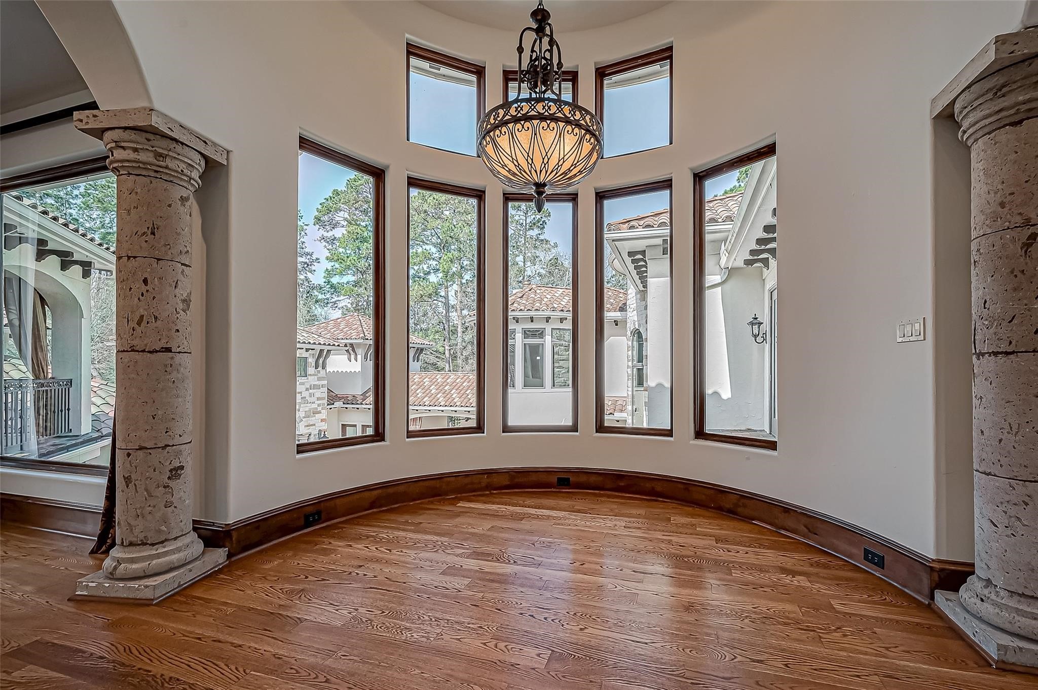 3 Congressional Circle Spring, TX 77389 - Photo 44 of 48 a view of an empty room with a window and wooden floor
