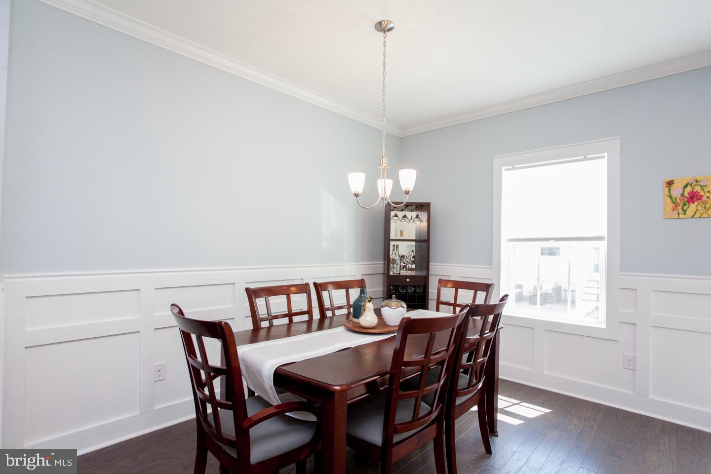 3799 Jacob Stout Road, Unit 16 Doylestown, PA 18902 - Photo 11 of 51 Dining Room with custom wainscoting