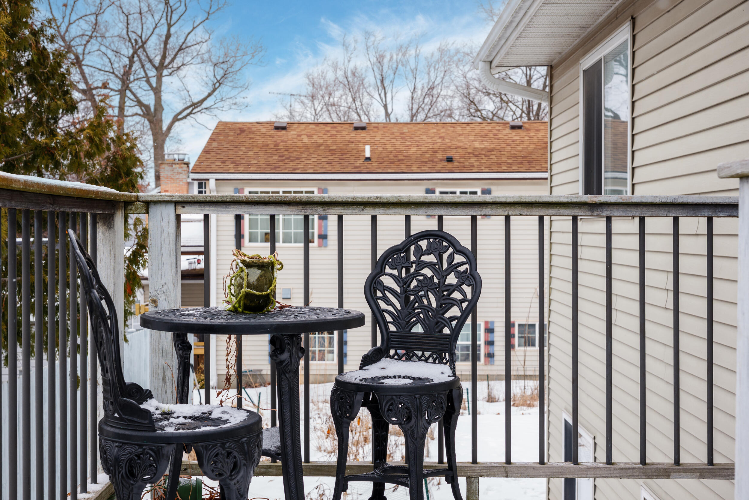 24012 64th Place Paddock Lake, WI 53168 - Photo 32 of 45 Deck Overlooking Lake