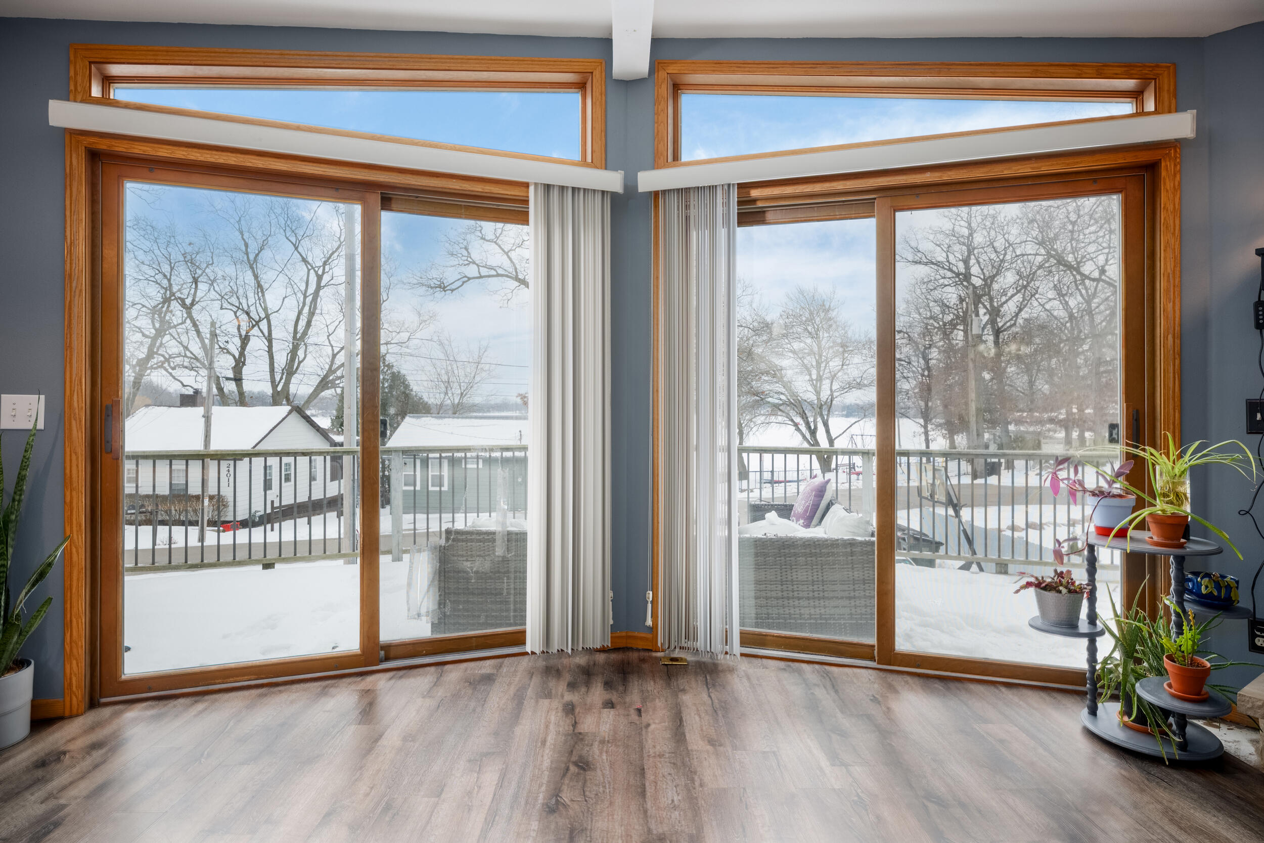 24012 64th Place Paddock Lake, WI 53168 - Photo 5 of 45 Living Room View of Lake