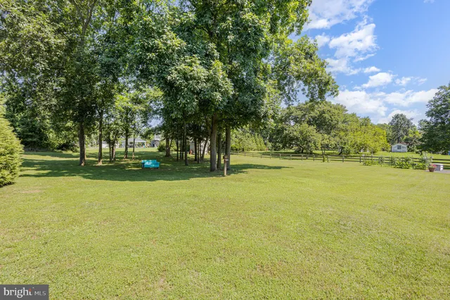 a view of outdoor space with swimming pool and green space