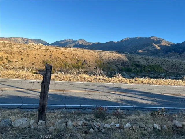 a view of mountains in the background