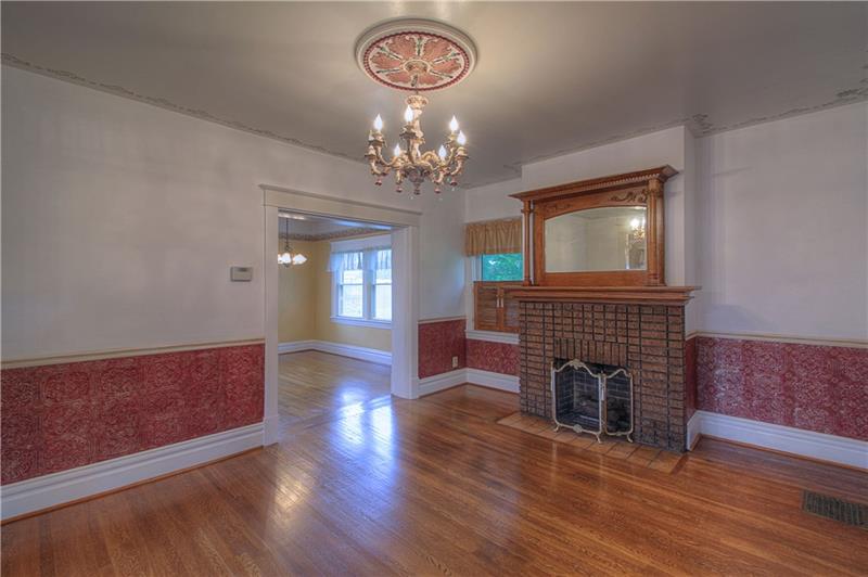 76 Darlington Road Beaver Falls, PA 15010 - Photo 13 of 24 Living Room into Dining Room