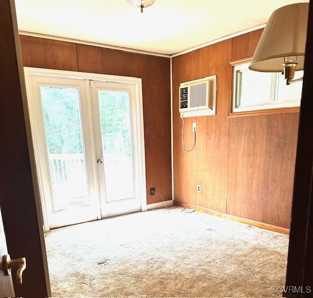 5216 Hemlock Road Quinton, VA 23141 - Photo 8 of 21 Carpeted empty room featuring french doors, wooden