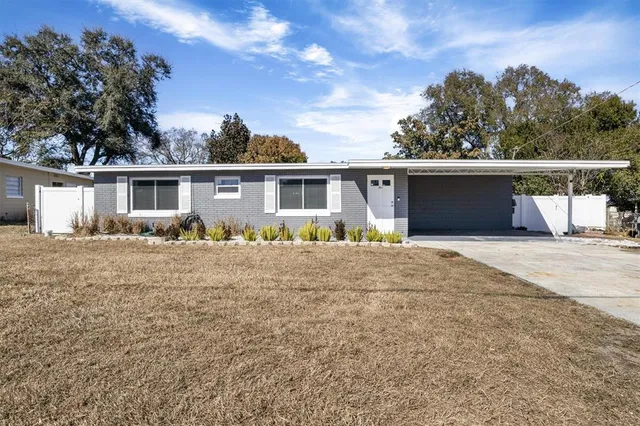 front view of house with a yard