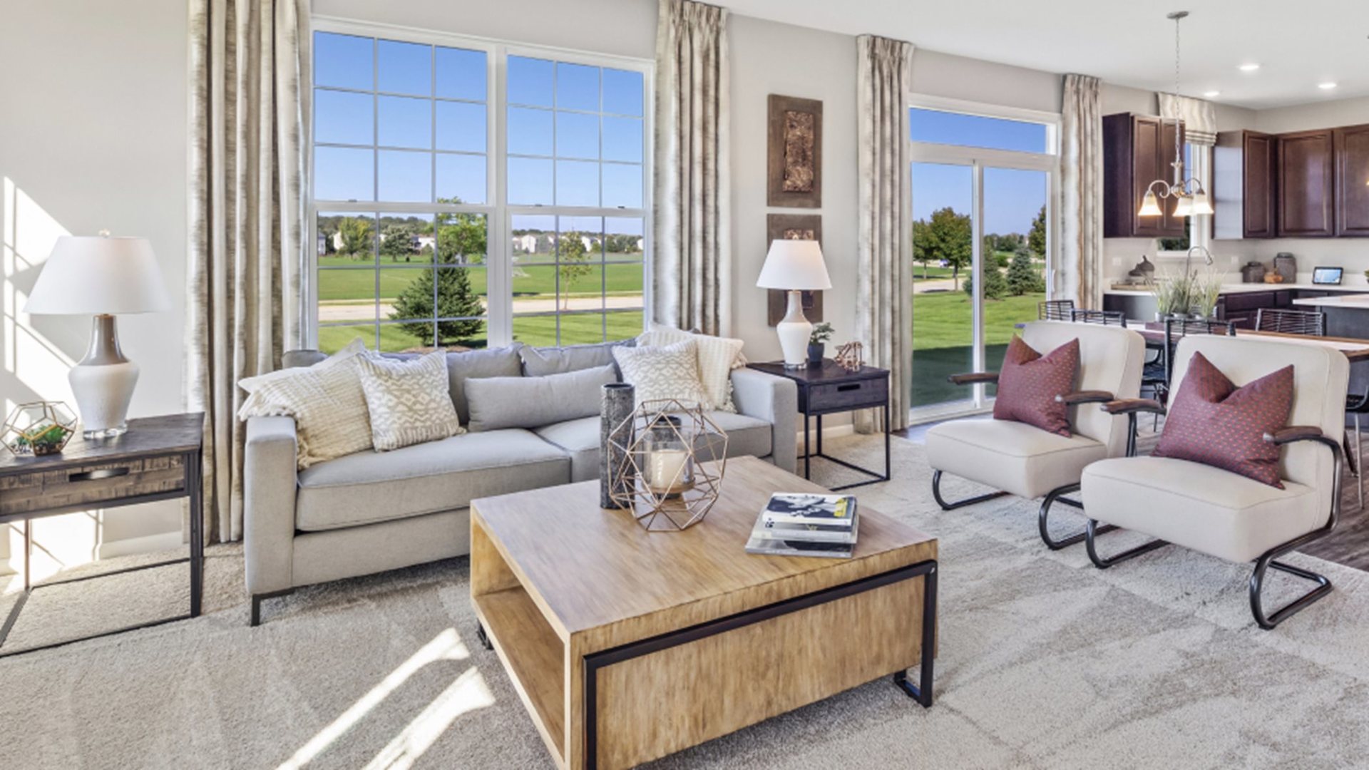 227 Conway Street Elburn, IL 60119 - Photo 5 of 14 a living room with furniture and a large window