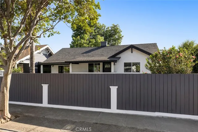 a house with a outdoor space