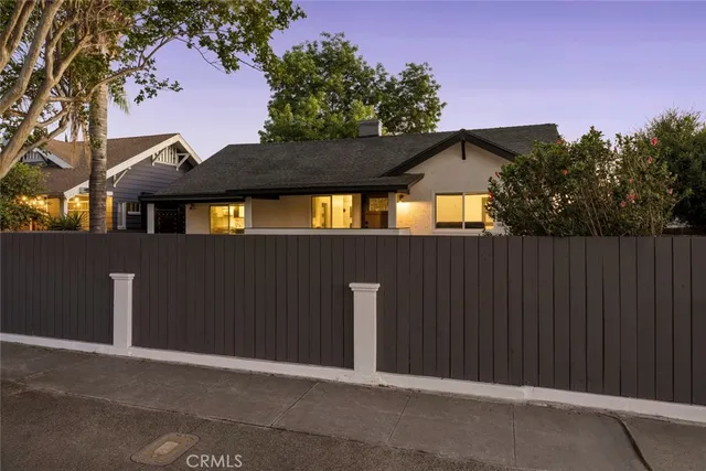 a view of a street sign