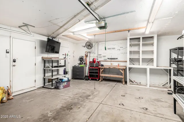 a view of storage and utility room